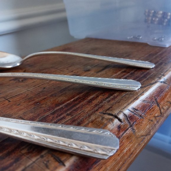 Vintage American Silver Co. Silverplate Soup Spoons Camelot Harvest Set of 6 - Picture 16 of 16